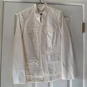 White House Black Market Size 8 Cream Jacket